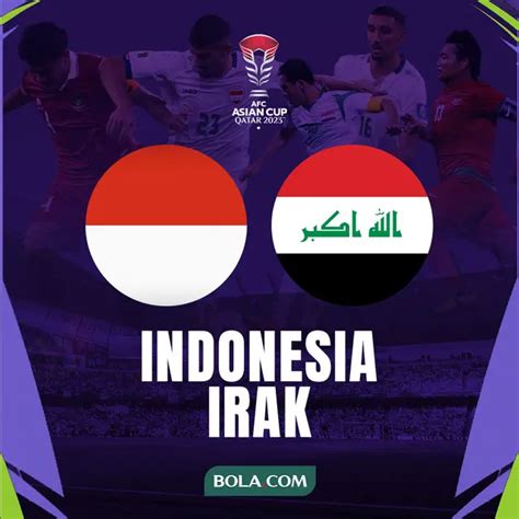 live indonesia vs irak piala asia